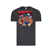Vintage Black Baseball life afro girl sneakers Vintage Tee - RanaPortraitStore