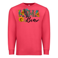 Cardinal blue mama bear with cute bear Premium Sweatshirt - Artiststas