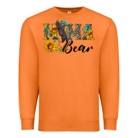 Carrot blue mama bear with cute bear Premium Sweatshirt - Artiststas