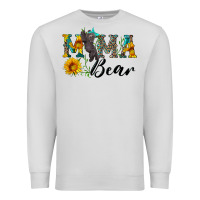 Dove Grey blue mama bear with cute bear Premium Sweatshirt - Artiststas