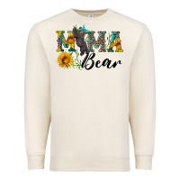 Sandshell blue mama bear with cute bear Premium Sweatshirt - Artiststas
