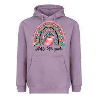 Lavender hello 5th grade Heavyweight Hoodie - JahusDesignShop