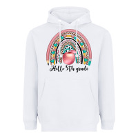 White hello 5th grade Heavyweight Hoodie - JahusDesignShop