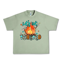 Oil Green let's get toasted Urban Heavy Tee - Zillion Design Studio