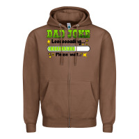 Chestnut dad joke loading please wait Zipper Hoodie - HRA Design Shop