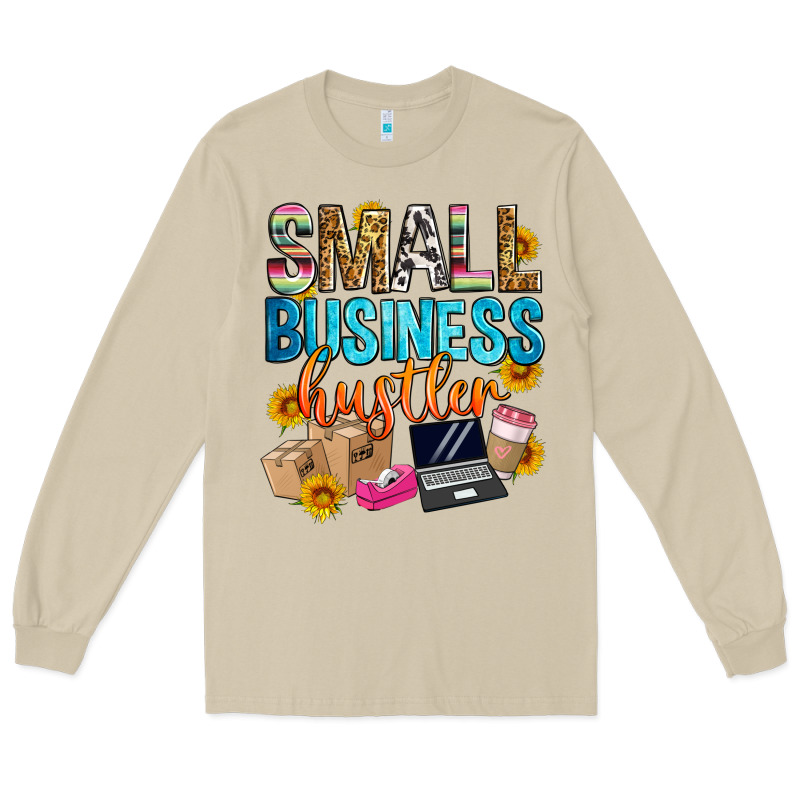 Small Business Hustler Long Sleeve Tee by Zillion Design Studio | Teevron