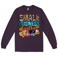 Plum small business hustler Long Sleeve Tee - Zillion Design Studio