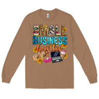 Toasted Coconut small business hustler Long Sleeve Tee - Zillion Design Studio
