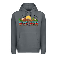 Rock western Premium Hoodie - NancyCooperArtShop