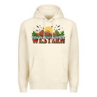 Sandshell western Premium Hoodie - NancyCooperArtShop