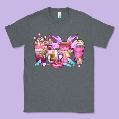 Princess Coffee Cups Classic Tee Designed By Zillion Design Studio