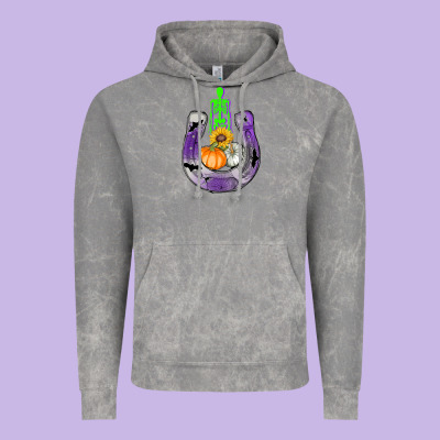 Horseshoe Halloween Vintage Hoodie Designed By Adodesignshop