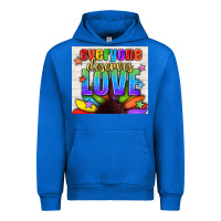 Cobalt Everyone Deserves Love Pride LGBTQ+ Tumbler Urban Hoodie - BundleAndBundleShop