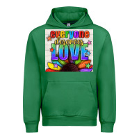 Emerald Everyone Deserves Love Pride LGBTQ+ Tumbler Urban Hoodie - BundleAndBundleShop