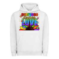 Pigment Lunar Rock Everyone Deserves Love Pride LGBTQ+ Tumbler Urban Hoodie - BundleAndBundleShop