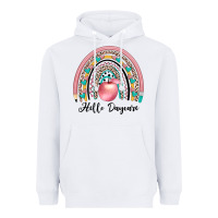 White hello daycare Heavyweight Hoodie - JahusDesignShop