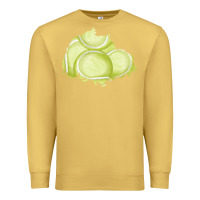 Antique Gold tennis patch Premium Sweatshirt - AdoDesignShop