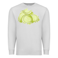 Dove Grey tennis patch Premium Sweatshirt - AdoDesignShop