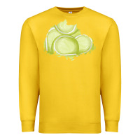 Lemon tennis patch Premium Sweatshirt - AdoDesignShop