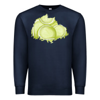 Navy tennis patch Premium Sweatshirt - AdoDesignShop
