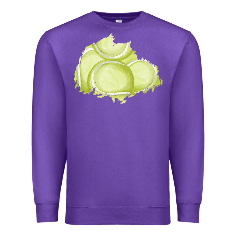 Tennis Patch Premium Sweatshirt by AdoDesignShop | Teevron