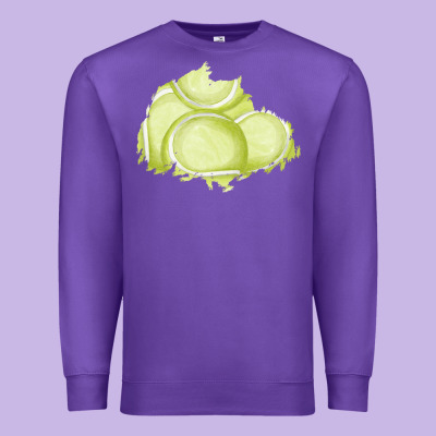 Tennis Patch Premium Sweatshirt Designed By Adodesignshop