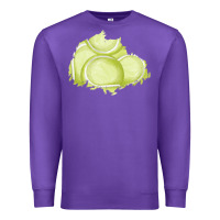 Purple tennis patch Premium Sweatshirt - AdoDesignShop