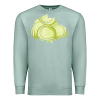 Seafoam tennis patch Premium Sweatshirt - AdoDesignShop