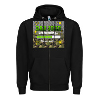 Black dad joke loading please wait Zipper Hoodie - HRA Design Shop