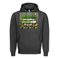 Charcoal Heather dad joke loading please wait Zipper Hoodie - HRA Design Shop