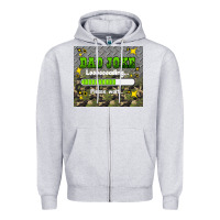 Heather Grey dad joke loading please wait Zipper Hoodie - HRA Design Shop