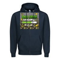 Navy dad joke loading please wait Zipper Hoodie - HRA Design Shop