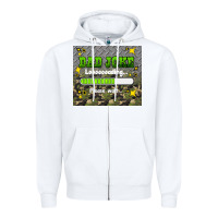 White dad joke loading please wait Zipper Hoodie - HRA Design Shop