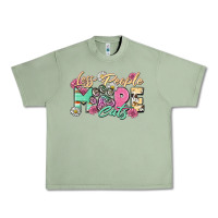 Oil Green less people more cats Urban Heavy Tee - Zillion Design Studio