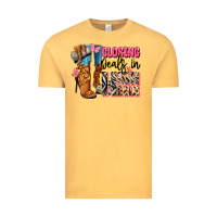 Vintage Mustard Closing deals in high heels black fashion girl Vintage Tee - RanaPortraitStore
