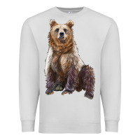 Dove Grey bear Premium Sweatshirt - Artiststas