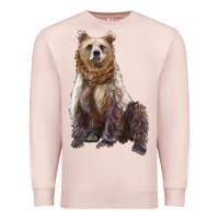Pale Pink bear Premium Sweatshirt - Artiststas