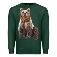 Sports Green bear Premium Sweatshirt - Artiststas