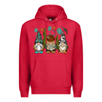 Cardinal western gnomies Premium Hoodie - NancyCooperArtShop