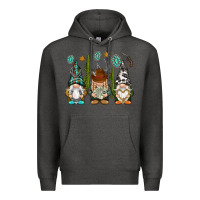 Charcoal Heather western gnomies Premium Hoodie - NancyCooperArtShop
