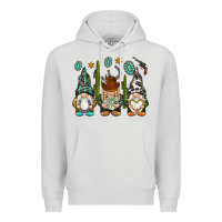 Dove Grey western gnomies Premium Hoodie - NancyCooperArtShop