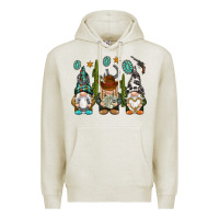 Oatmeal Heather western gnomies Premium Hoodie - NancyCooperArtShop