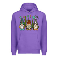 Purple western gnomies Premium Hoodie - NancyCooperArtShop