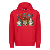 Red western gnomies Premium Hoodie - NancyCooperArtShop