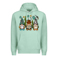 Seafoam western gnomies Premium Hoodie - NancyCooperArtShop