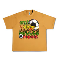 Peanut Butter eat sleep soccer repeat Urban Heavy Tee - texasbilliewilder