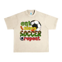 Sandshell eat sleep soccer repeat Urban Heavy Tee - texasbilliewilder