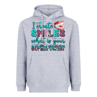 Heather Grey i create smile what is your superpower Heavyweight Hoodie - AdoDesignShop