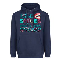 Navy i create smile what is your superpower Heavyweight Hoodie - AdoDesignShop