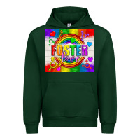 Forest Green Foster Love LGBTQ+ Tumbler Urban Hoodie - BundleAndBundleShop